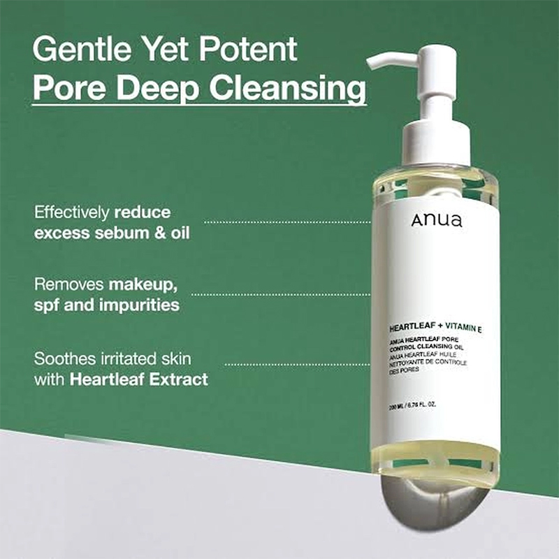 Picture of Anua Heartleaf Pore Control Cleansing Oil, 200 ml