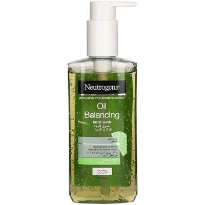 Picture of Neutrogena Oil Balancing Facial Wash with Lime, 200ml