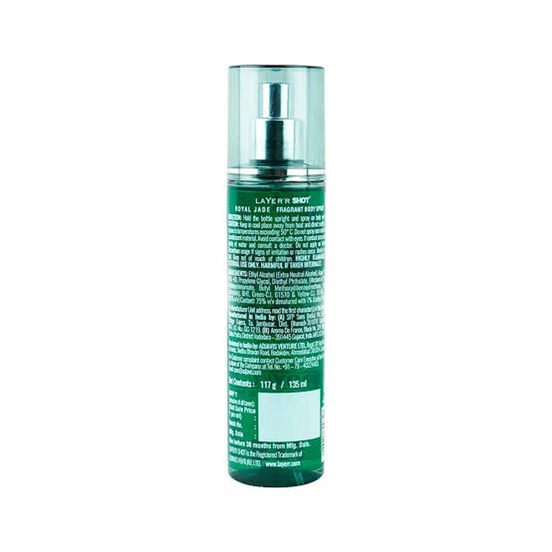 Picture of Layer'r Shot Royal Jade Body Spray for Men 135ml