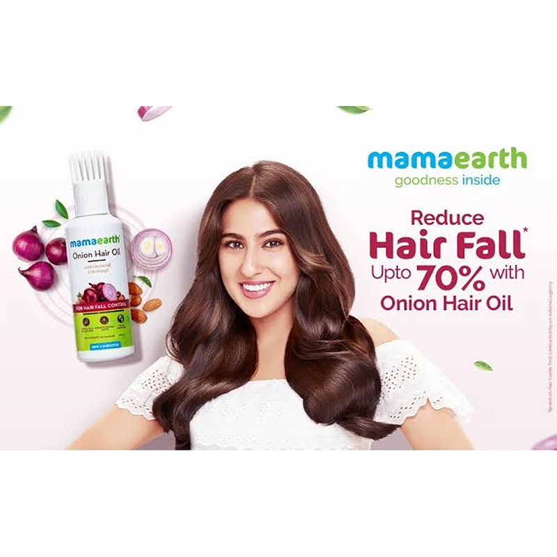 Picture of Mamaearth Onion Hair Oil for Hair Regrowth & Hair Fall Control 100ml