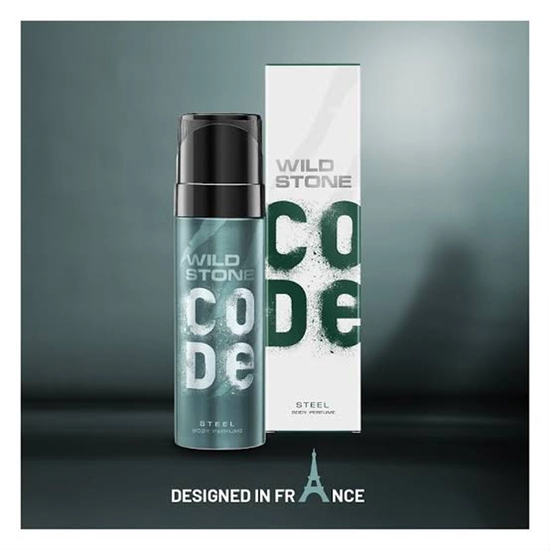Picture of Wild Stone Code Steel Perfume Body Spray For Men - 120 ml