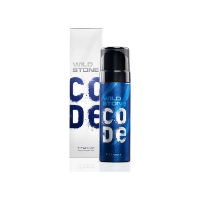 Picture of Wild Stone Code Titanium Perfume Body Spray For Men - 120 ml