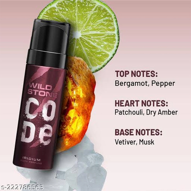 Picture of WILD STONE BODY SPRAY CODE IRIDIUM 120ML