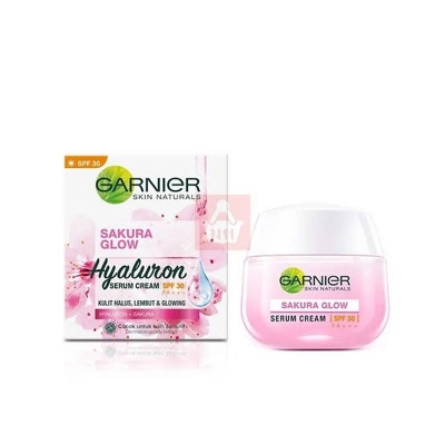 Picture of Garnier Sakura Glow Hyaloron Serum Cream SPF30 PA+++ 50ml