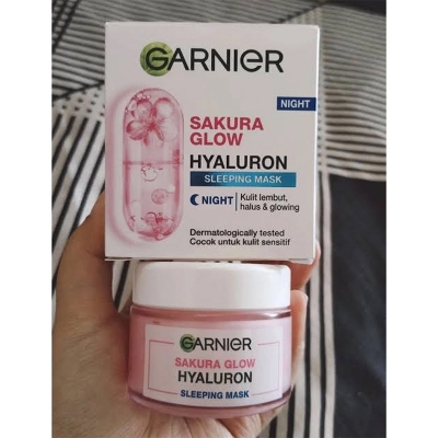 Picture of Garnier Sakura Glow Hyaluron Sleeping Mask Night Cream-50ml