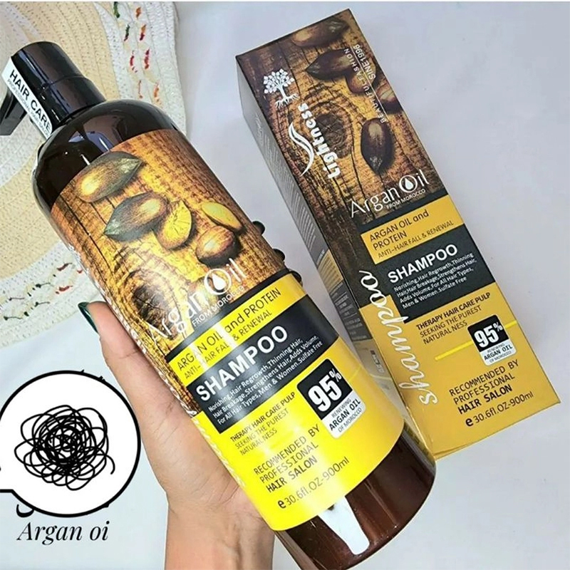 Picture of Argan Oil Extract Rotein Air Shampoo Anti-Ari Fall Renewal 900ml