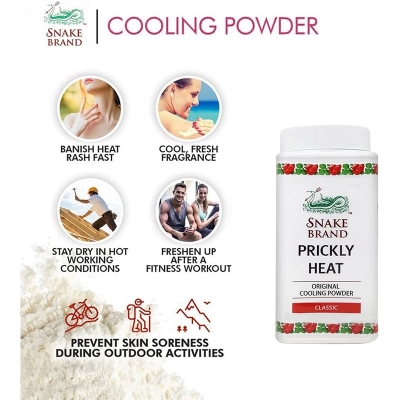 Picture of Snake Brand Prickly Heat Cooling Classic Powder 50gm