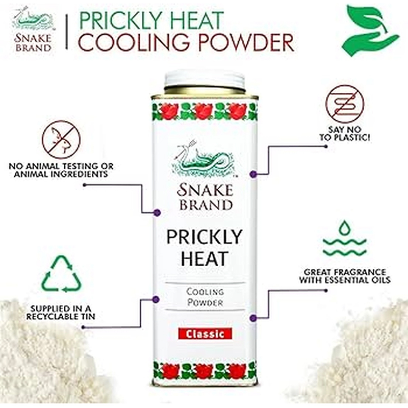 Picture of Snake Brand Prickly Heat Cooling Classic Powder 280gm