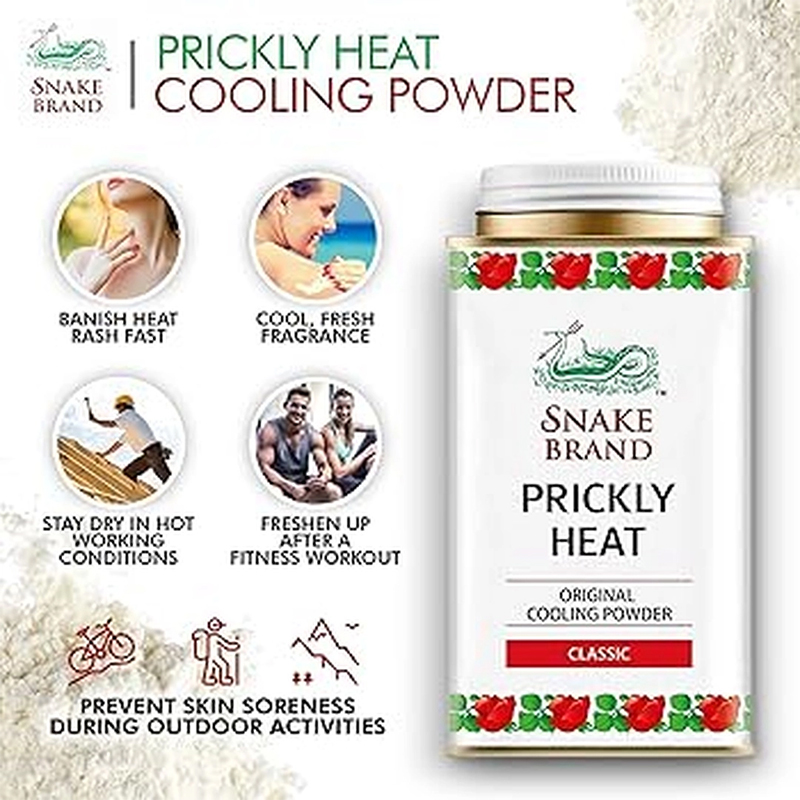 Picture of Snake Brand Prickly Heat Cooling Classic Powder 140g