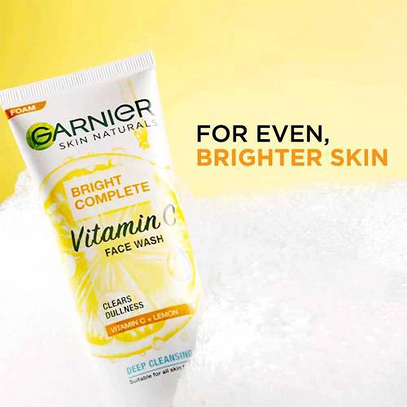 Picture of Garnier Bright Complete Vitamin C Face Wash, 100g