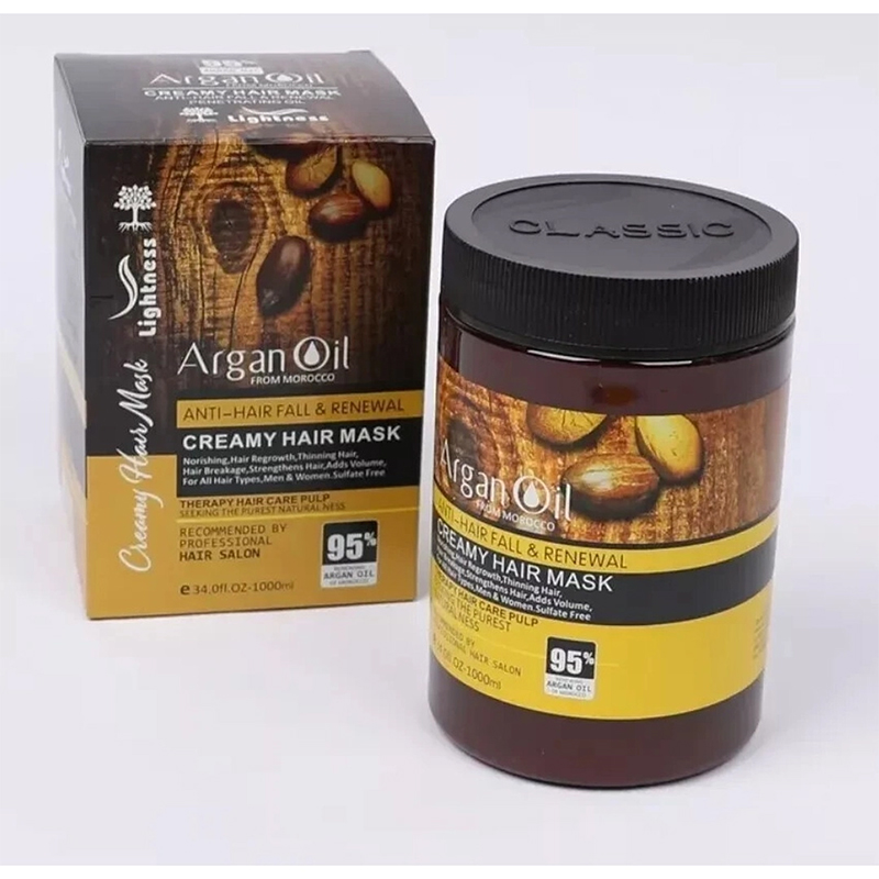 Picture of Lightness Argan Oil Anti-Hair Fall & Renewal Creamy Hair Mask 500ml