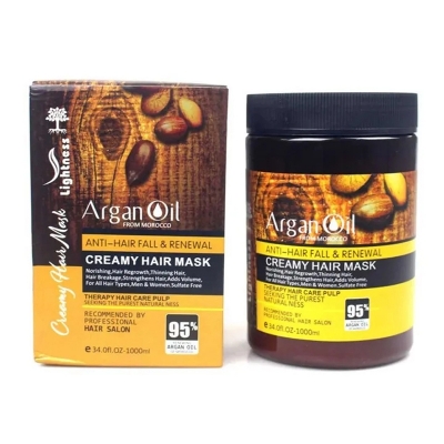 Picture of Lightness Argan Oil Anti-Hair Fall & Renewal Creamy Hair Mask 1000ml