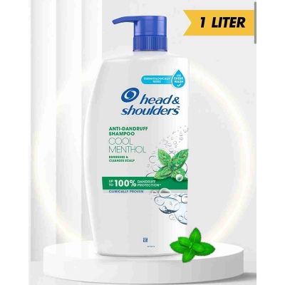 Picture of Head & Shoulders Cool Menthol Anti Dandruff Shampoo for Women & Men, 1L