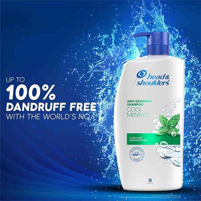 Picture of Head & Shoulders Cool Menthol Anti Dandruff Shampoo for Women & Men, 1L