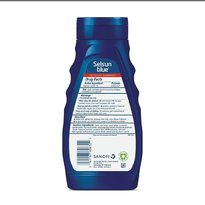 Picture of Selsun Blue Medicated Anti-dandruff Shampoo with Menthol,325ml