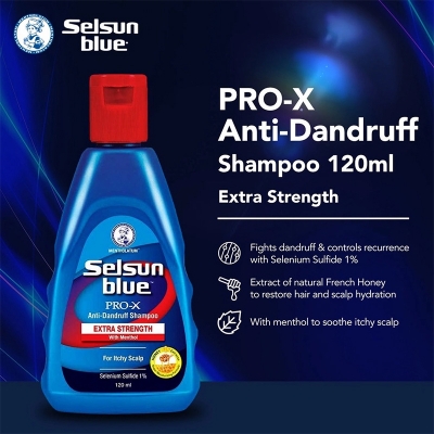 Picture of Selsun Blue Pro-X Extra Strength, Anti Dandruff Shampoo,12Oml