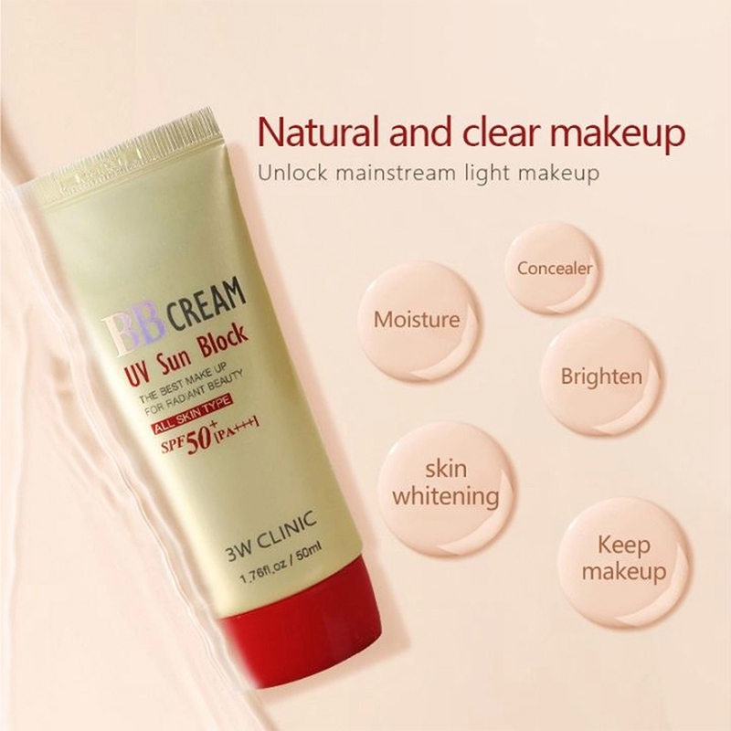 Picture of 3W Clinic UV Sun Block BB Cream SPF50 PA+++