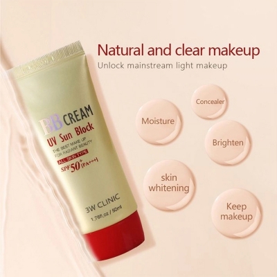 Picture of 3W Clinic UV Sun Block BB Cream SPF50 PA+++