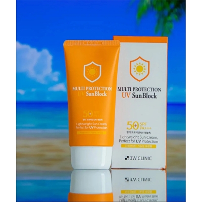 Picture of 3W Clinic Multi Protection UV Sun Block SPF 50+/PA+++ (70ml)
