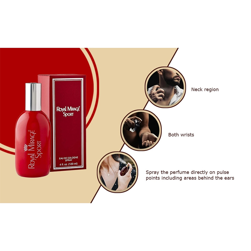 Picture of International UAE product Body perfume party scent Royal mirage SPORT used for male/ female - 120 ml