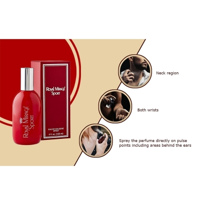 Picture of International UAE product Body perfume party scent Royal mirage SPORT used for male/ female - 120 ml