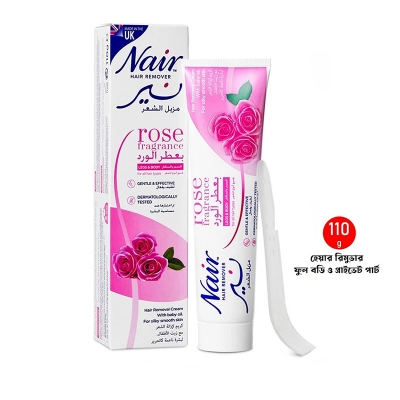 Picture of International Uk product Nair Hair Remover Rose Fragrance Used For Female 110 Ml