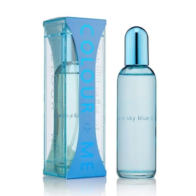 Picture of International England product Body perfume party scent Color Me Sky Blue Used for unisex - 100 ml