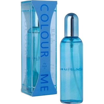 Picture of International England product Body perfume party scent Color Me Sky Blue Used for unisex - 100 ml