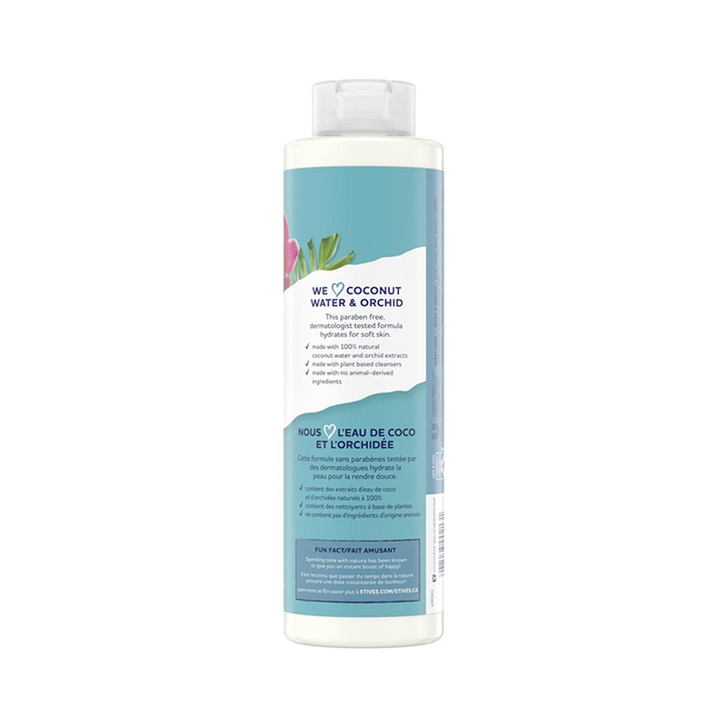 Picture of International USA product ST Ives Coconut Water & Orchid Shower gel body wash used for Male/ Female - 650 ml