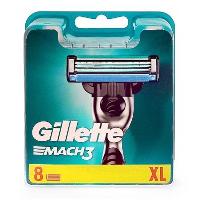 Picture of Gillette Mach3 8 PCs Cartridge Blade Germany