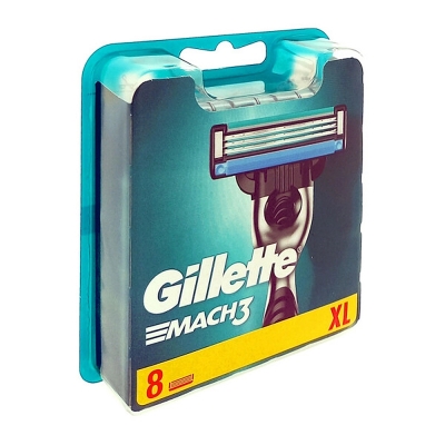 Picture of Gillette Mach3 8 PCs Cartridge Blade Germany