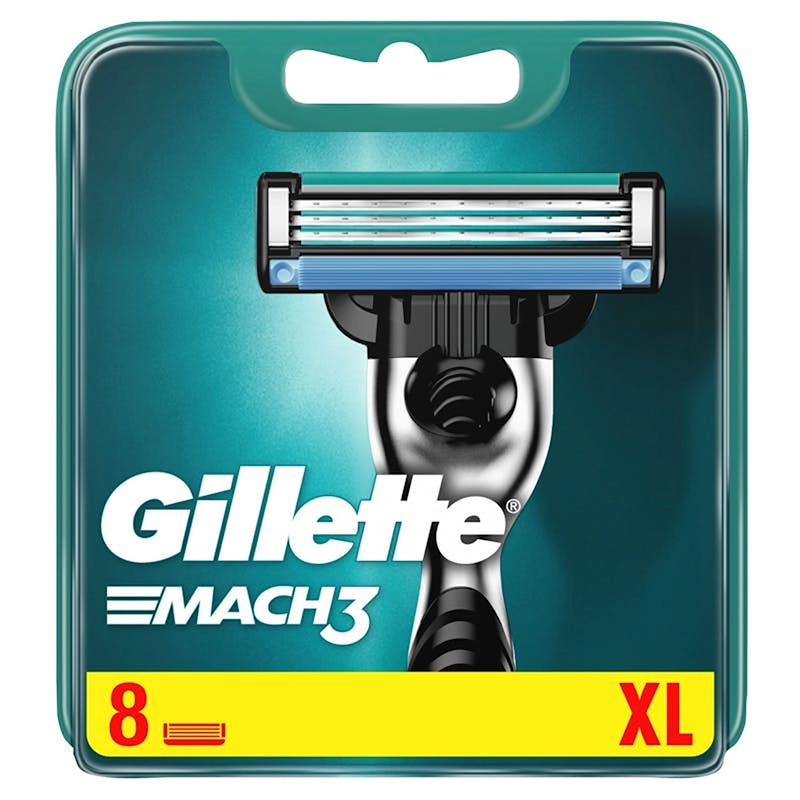 Picture of Gillette Mach3 8 PCs Cartridge Blade Germany
