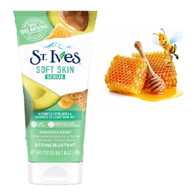 Picture of International USA product ST Ives Soft Skin face scrub - 170 GM