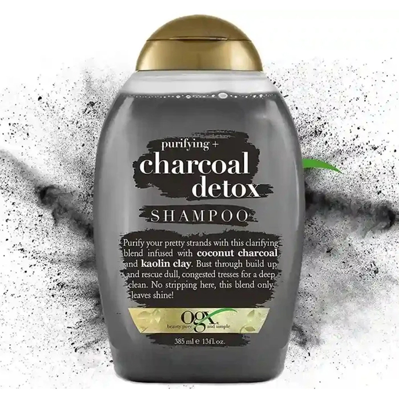 Picture of Ogx Purifying Charcoal Detox Shampoo 385ml
