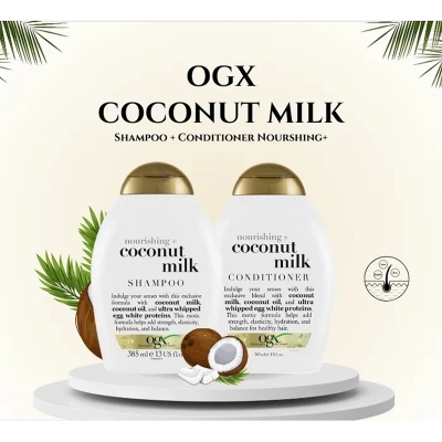 Picture of OGX Coconut Milk Shampoo and Conditioner