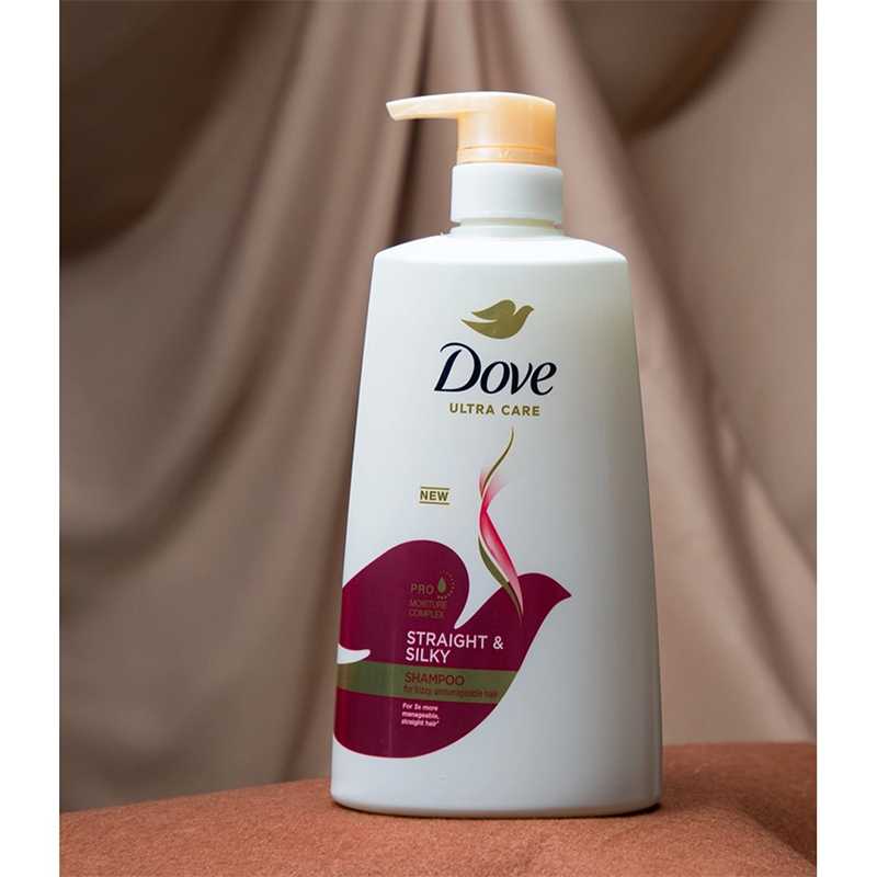 Picture of Dove Straight & Silky Shampoo 680ml (Unilever Original)