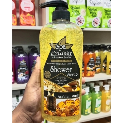 Picture of International Malaysian product Body wash Shower scrub SPA Arabian Musk used for male / female- 730 ml