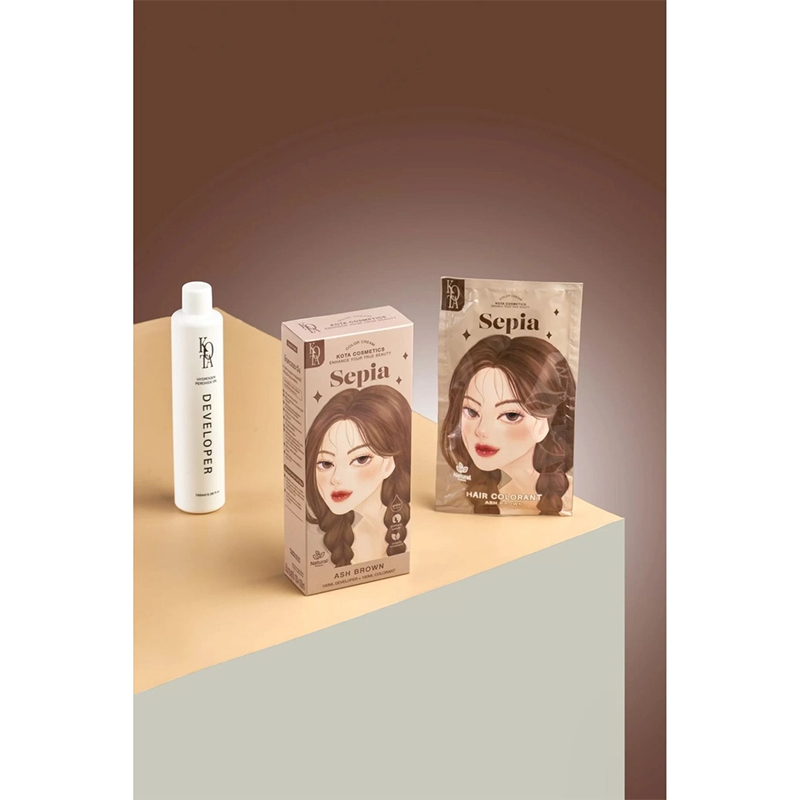 Picture of Kota Color Cream Hair Color (ash brown)