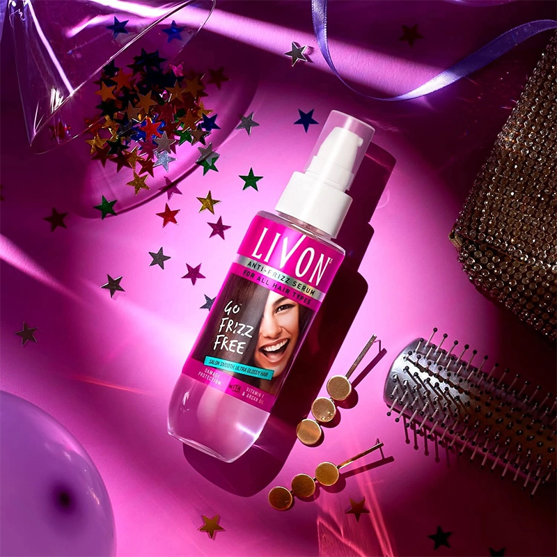 Picture of LIVON ANTI FRIZZ SERUM FOR ALL HAIR TYPES 50ML India