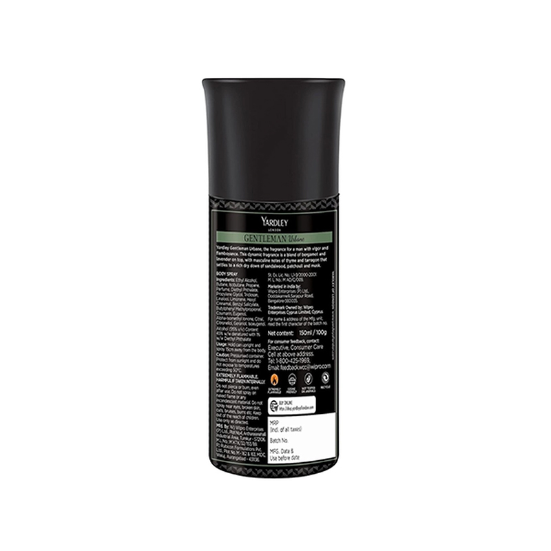 Picture of Yardley London Gentleman Urbane Body Spray for Men - 150ml