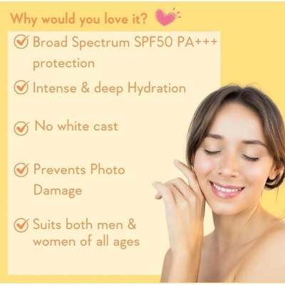 Picture of WishCare Sunscreen Body Lotion SPF 50 PA+++, 200 ml