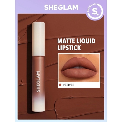 Picture of She Glam Matte Allure Liquid Lipstick (Vetiver