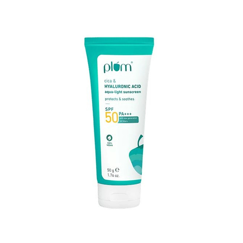 Picture of Plum Cica & Hyaluronic Acid SPF 50 PA+++ Sunscreen 50g