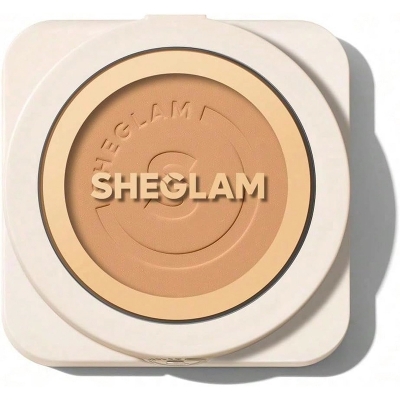 Picture of SHEGLAM SKin-Focus Full Coverage Powder Foundation Oil-Control Lightweight Face Pressed Powder Makeup-Acorn