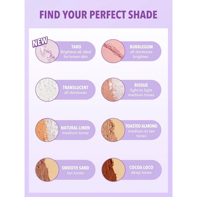 Picture of SHEGLAM Insta-Ready Face Powder Loose Under Eye Setting Powder-Taro
