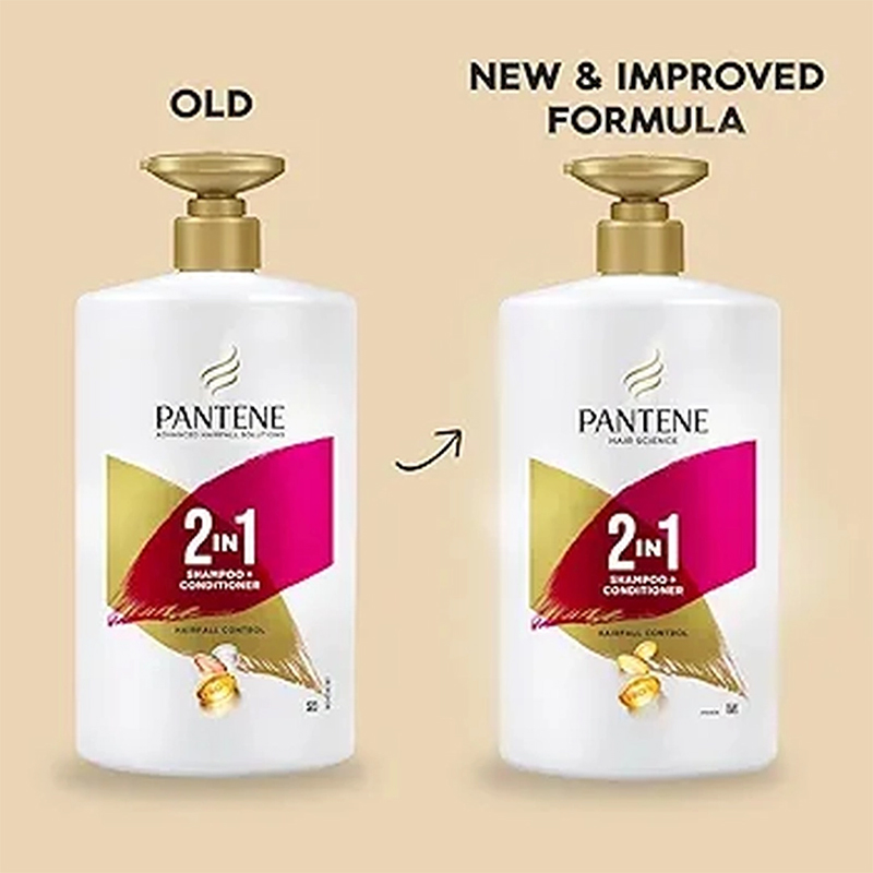 Picture of Pantene Advanced Hairfall Solution 2in1 Anti-Hairfall Shampoo & Conditioner for Women 1000ml