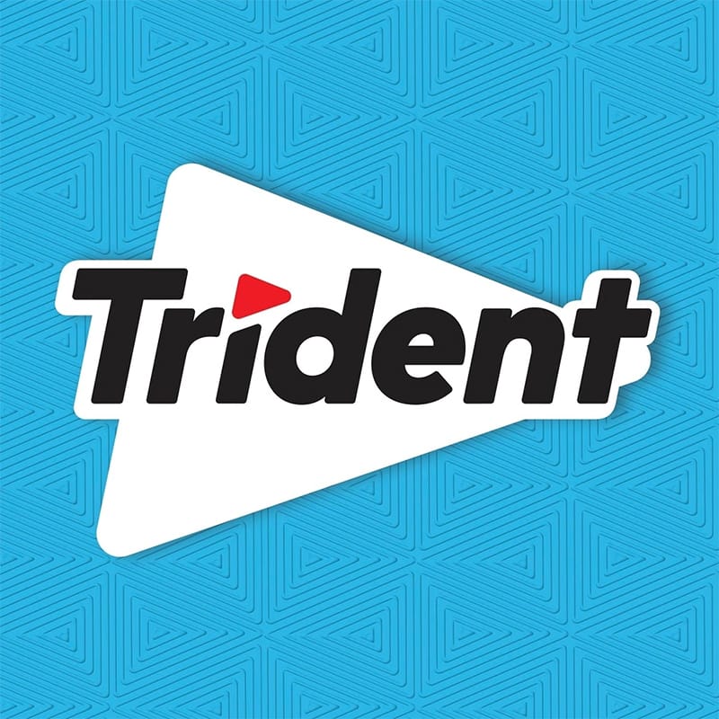 Picture of Trident Mint Bliss Sugar-Free Chewing Gum, 12 Packs of 14 Pieces (168 Total Pieces)