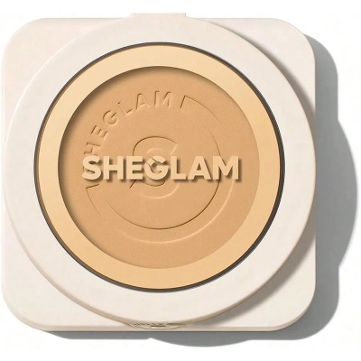 Picture of SHEGLAM SKin-Focus Full Coverage Powder Foundation Oil-Control Lightweight Face Pressed Powder Makeup-Butterscotch