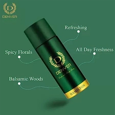 Picture of DENVER Hamilton Deodorant Body Spray – (165ML) | Long Lasting Deo for Men