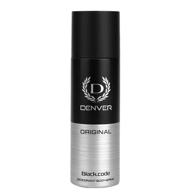 Picture of DENVER Black Code Body Deodorant Spray For Men 165ml
